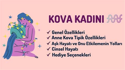 Kova burcu kadınının zaafları