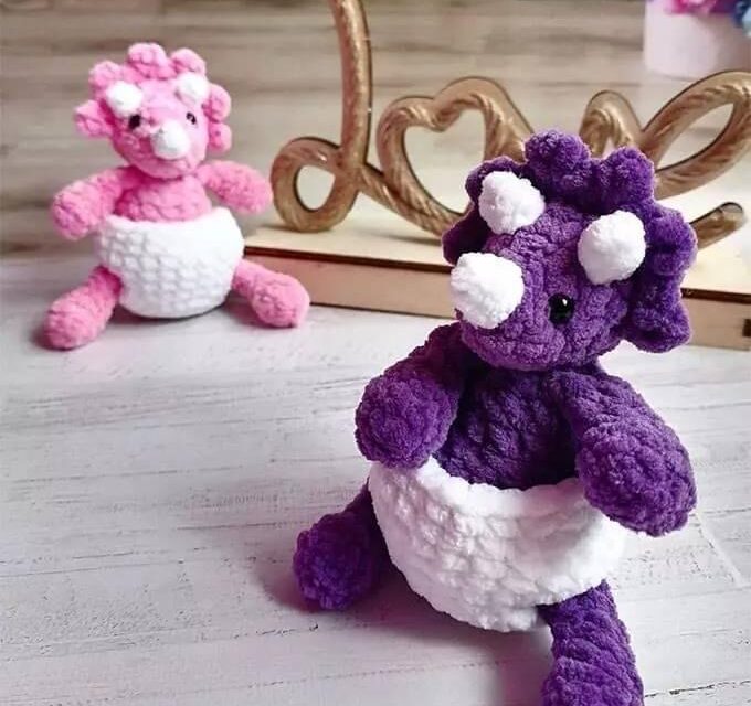 Free Amigurumi Mini-Dino Crochet Pattern